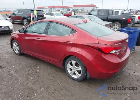 2016 Hyundai Elantra Value Edition z USA, uszkodzony, nr VIN 5NPDH4AE5GH732455